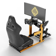 SIMGASM | Hobby Aluminum Sim Racing Cockpit - Orange