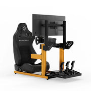 SIMGASM | Hobby Aluminum Sim Racing Cockpit - Orange