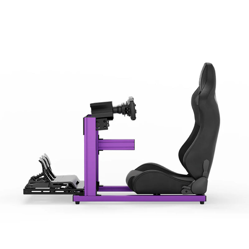 SIMGASM | Hobby Aluminum Sim Racing Cockpit - Purple