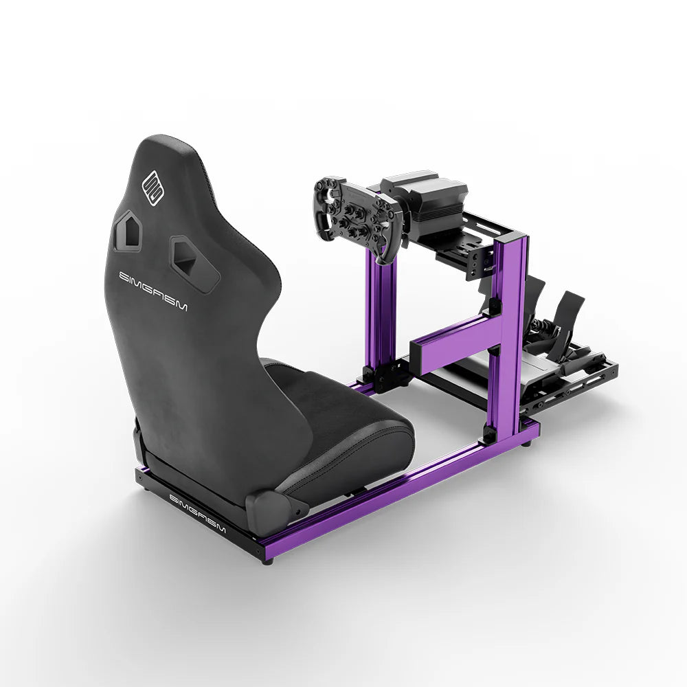 SIMGASM | Hobby Aluminum Sim Racing Cockpit - Purple