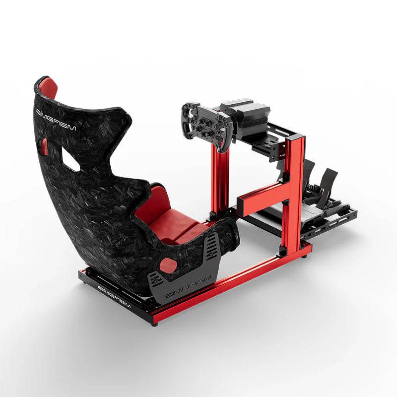 SIMGASM | Hobby Aluminum Sim Racing Cockpit - Red