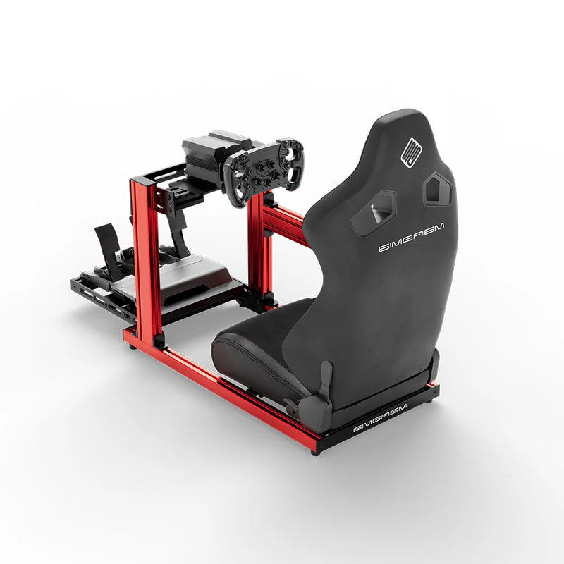 SIMGASM | Hobby Aluminum Sim Racing Cockpit - Red