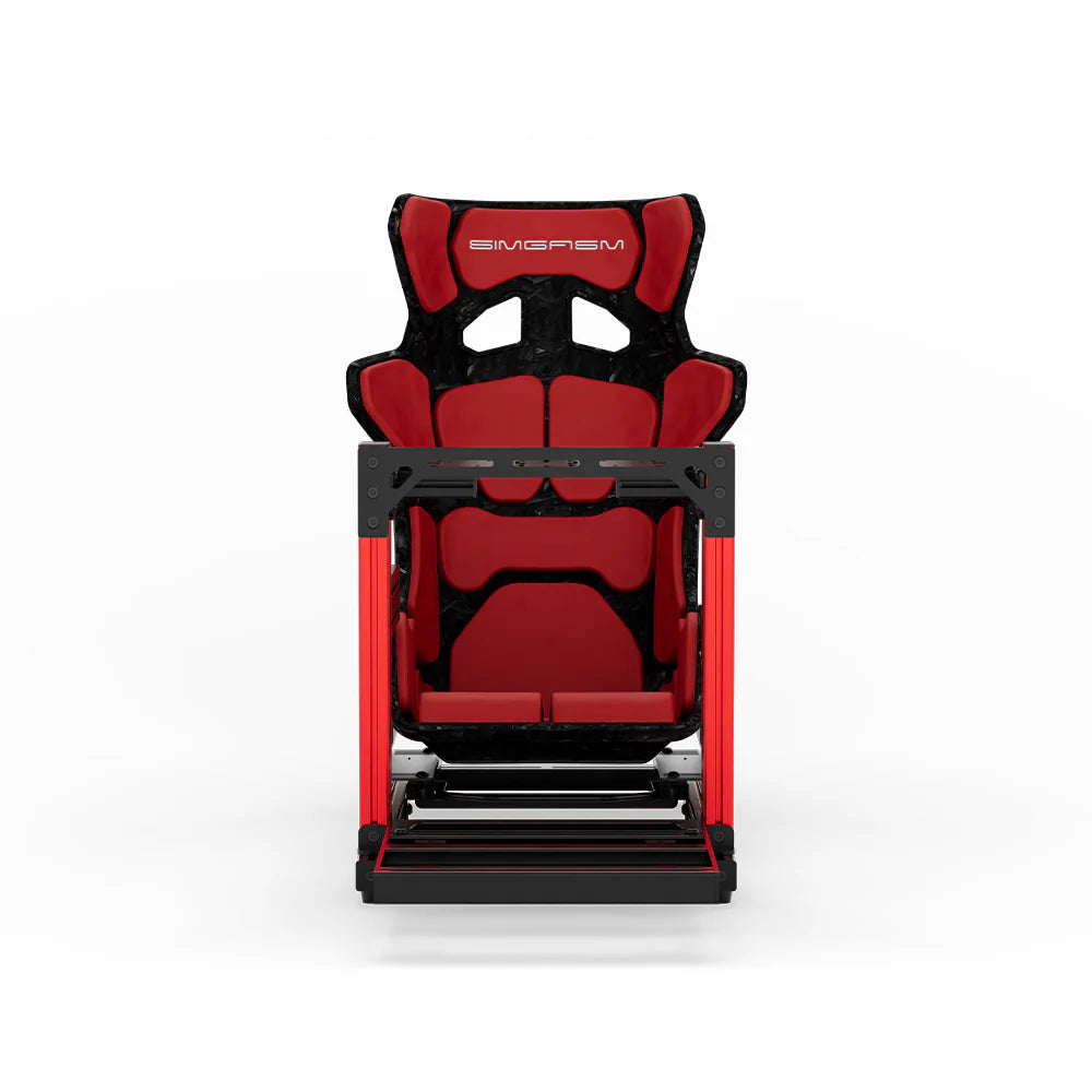 SIMGASM | Hobby Aluminum Sim Racing Cockpit - Red
