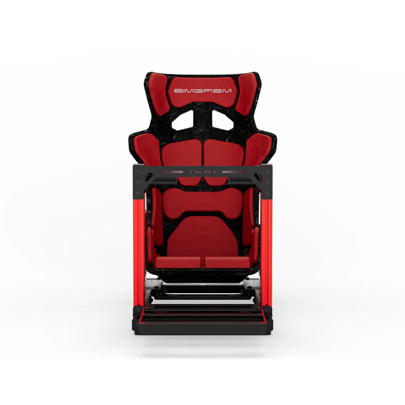 SIMGASM | Hobby Aluminum Sim Racing Cockpit - Red