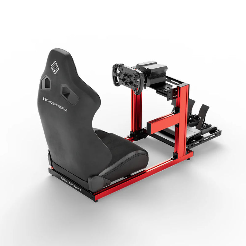 SIMGASM | Hobby Aluminum Sim Racing Cockpit - Red