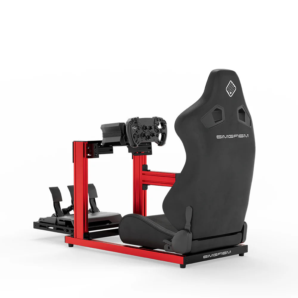SIMGASM | Hobby Aluminum Sim Racing Cockpit - Red