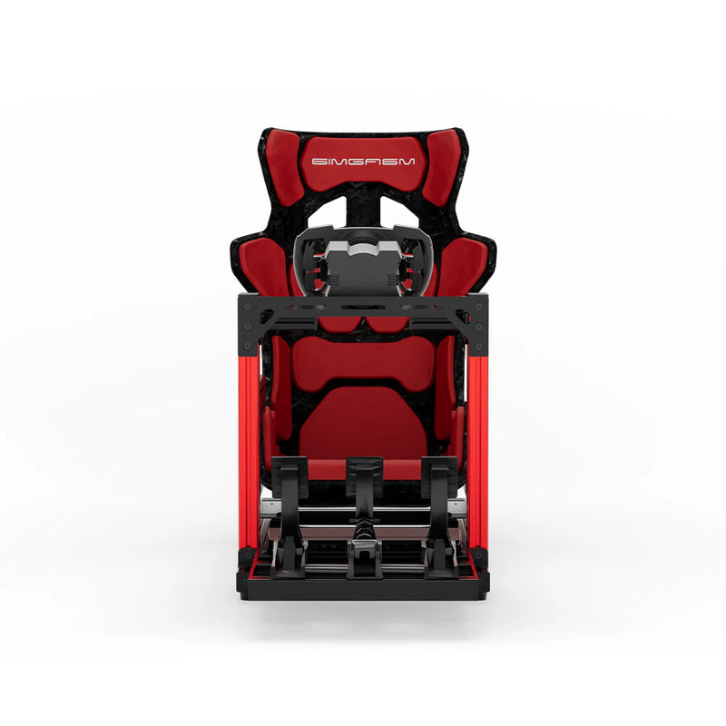 SIMGASM | Hobby Aluminum Sim Racing Cockpit - Red
