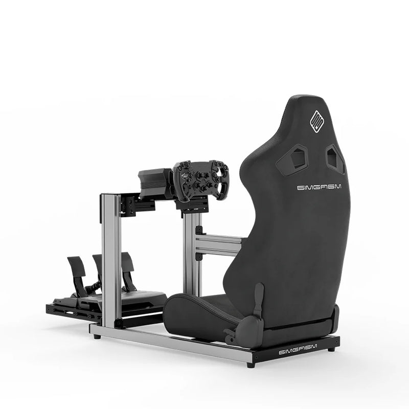 SIMGASM | Hobby Aluminum Sim Racing Cockpit - Silver
