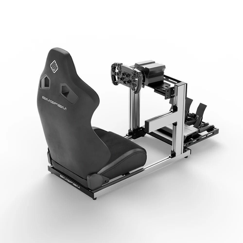 SIMGASM | Hobby Aluminum Sim Racing Cockpit - Silver