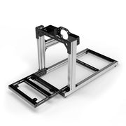 SIMGASM | Hobby Aluminum Sim Racing Cockpit - Silver - Front Mount