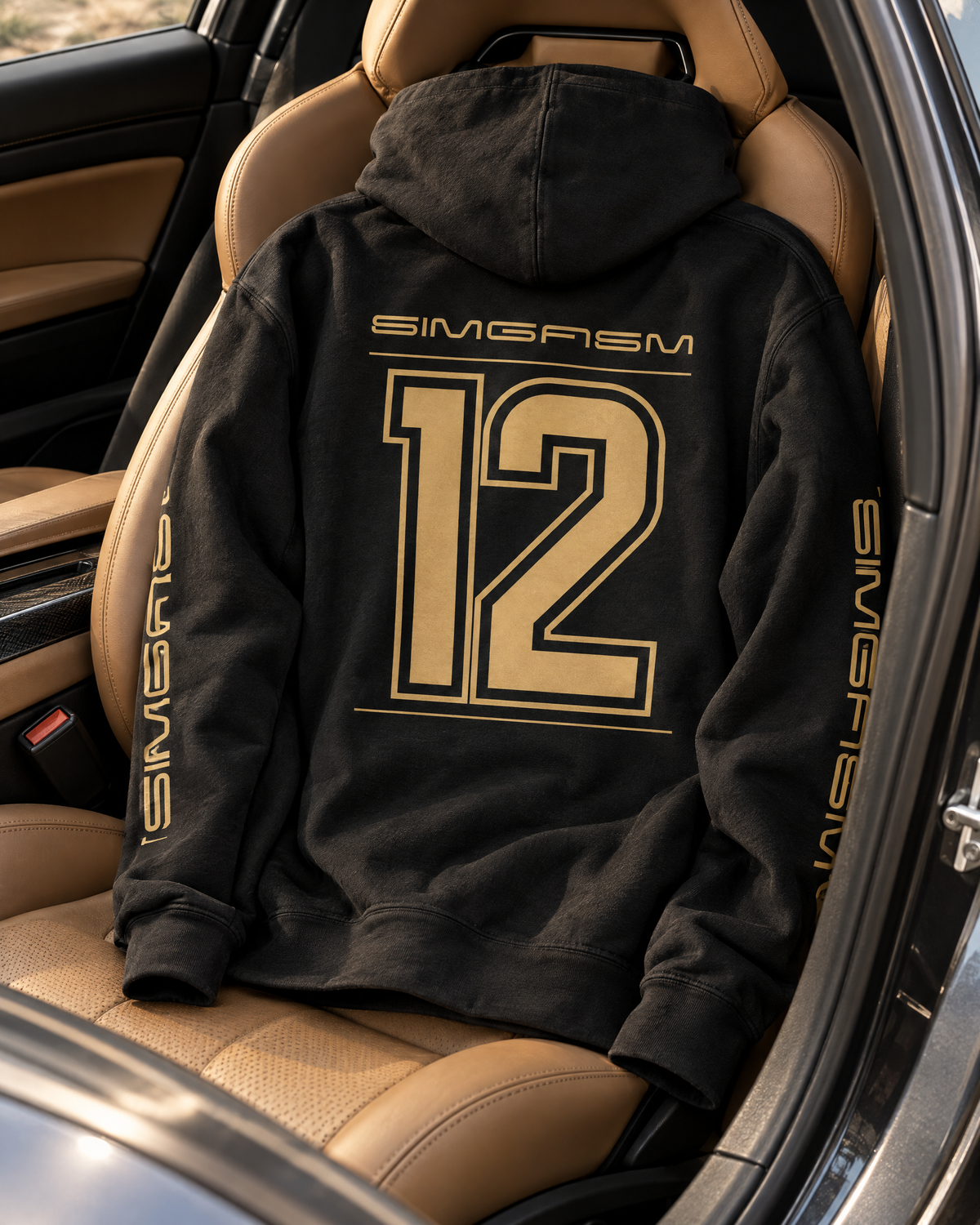 SIMGASM JPS Hoodie - car and paddock setting