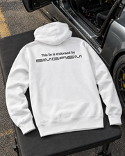 SIMGASM One More Race Hoodie - car and paddock setting