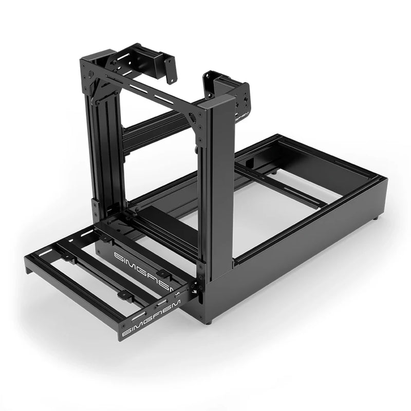 SIMGASM | Pro Aluminum Sim Racing Cockpit - Black