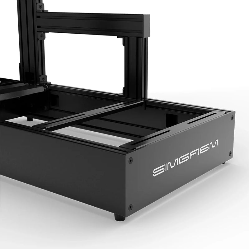 SIMGASM | Pro Aluminum Sim Racing Cockpit - Black