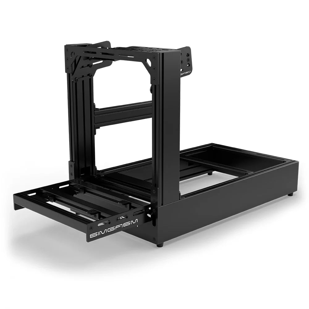 SIMGASM | Pro Aluminum Sim Racing Cockpit - Black