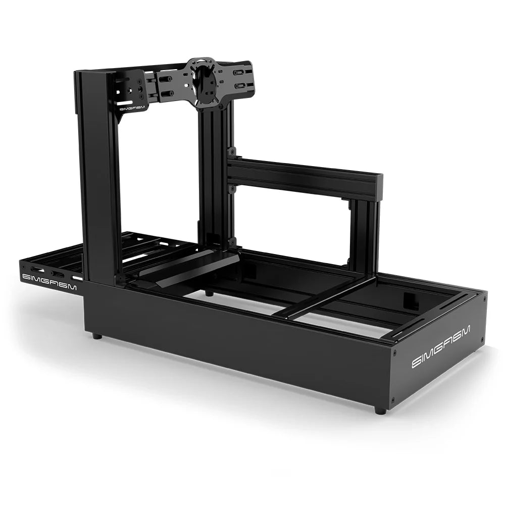 SIMGASM | Pro Aluminum Sim Racing Cockpit - Black