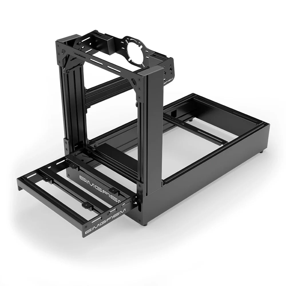 SIMGASM | Pro Aluminum Sim Racing Cockpit - Black