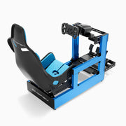 SIMGASM | Pro Aluminum Sim Racing Cockpit - Blue