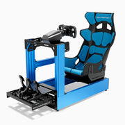 SIMGASM | Pro Aluminum Sim Racing Cockpit - Blue