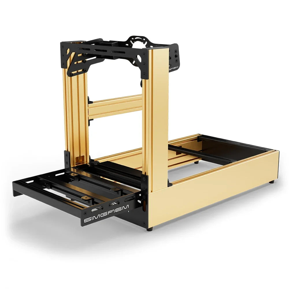 SIMGASM | Pro Aluminum Sim Racing Cockpit - Gold