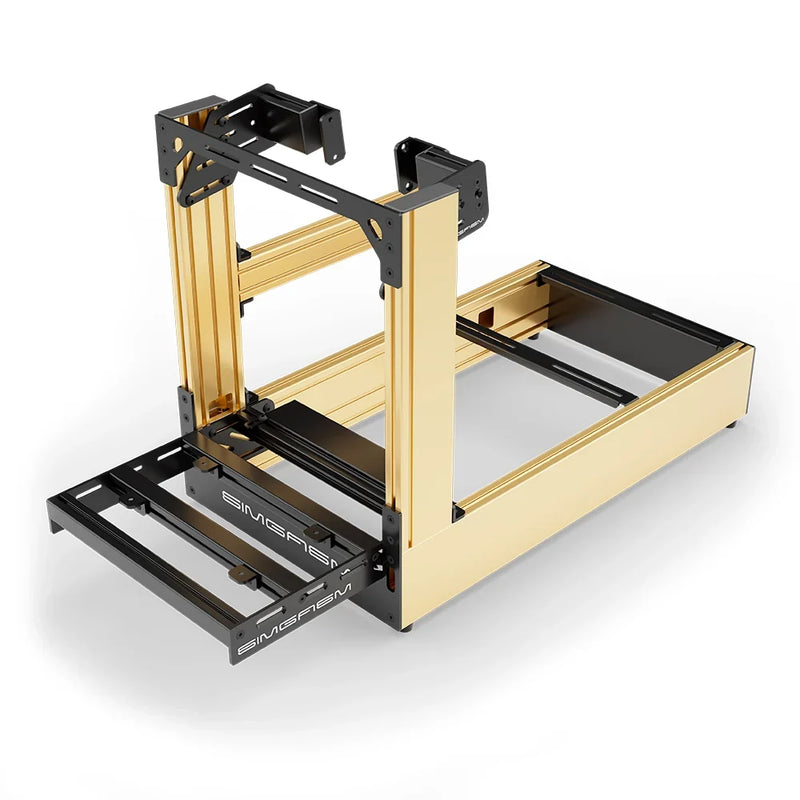 SIMGASM | Pro Aluminum Sim Racing Cockpit - Gold