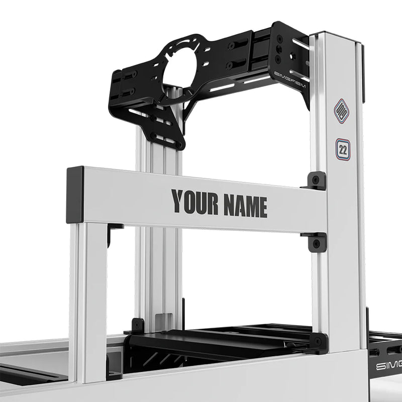 SIMGASM | Pro Aluminum Sim Racing Cockpit - MARINI - Front Mount / Add Text & Number - Cockpits