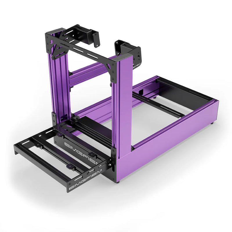 SIMGASM | Pro Aluminum Sim Racing Cockpit - Purple