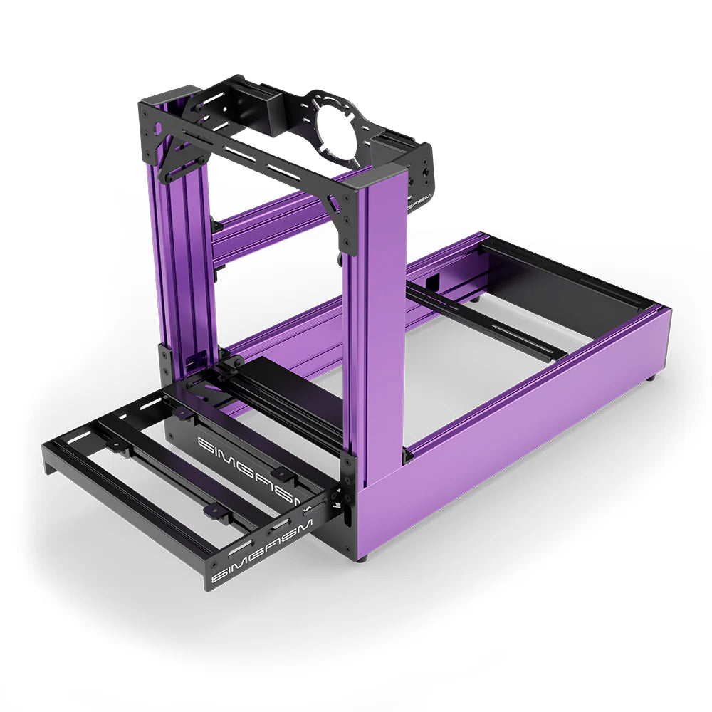 SIMGASM | Pro Aluminum Sim Racing Cockpit - Purple