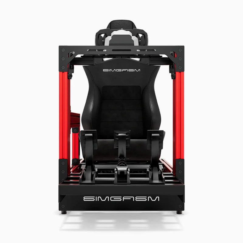 SIMGASM | Pro Aluminum Sim Racing Cockpit - Red
