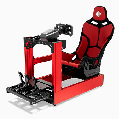 SIMGASM | Pro Aluminum Sim Racing Cockpit - Red