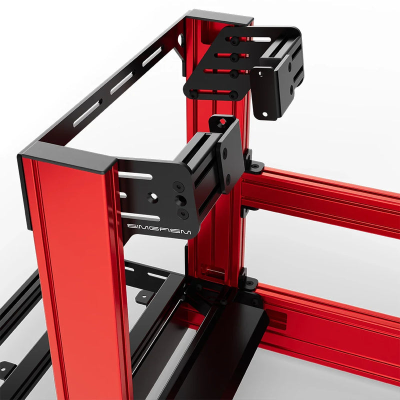 SIMGASM | Pro Aluminum Sim Racing Cockpit - Red