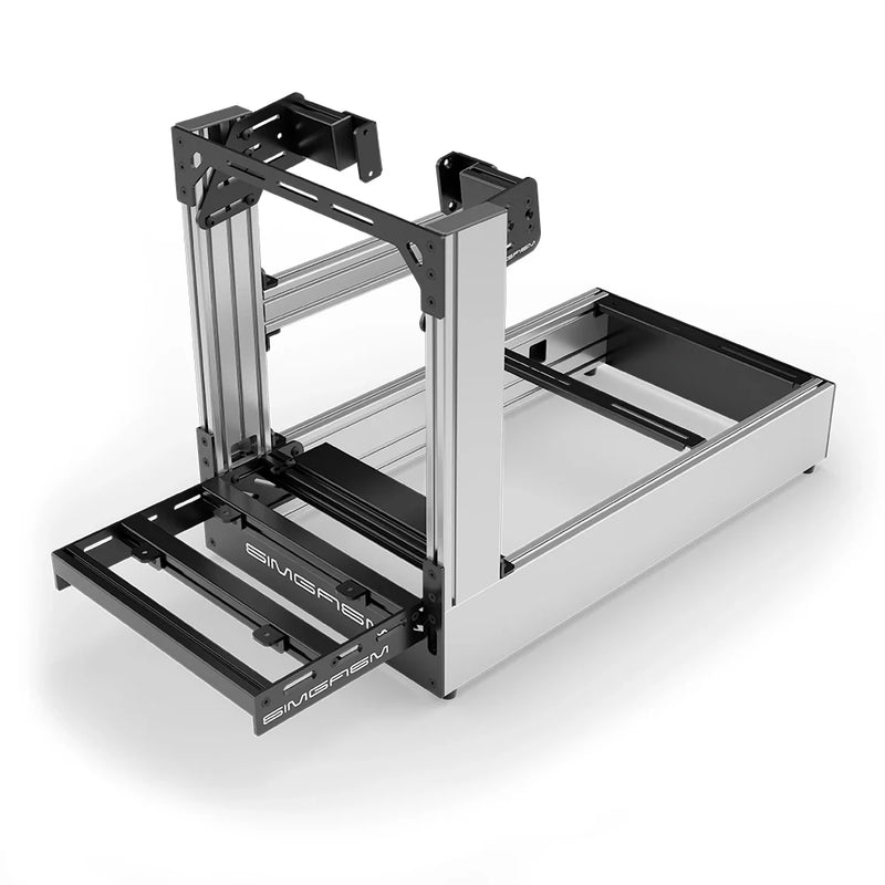 SIMGASM | Pro Aluminum Sim Racing Cockpit - Silver