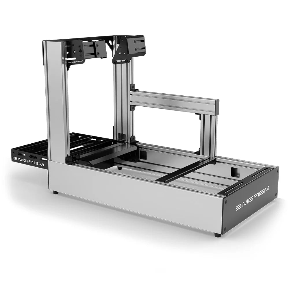 SIMGASM | Pro Aluminum Sim Racing Cockpit - Silver