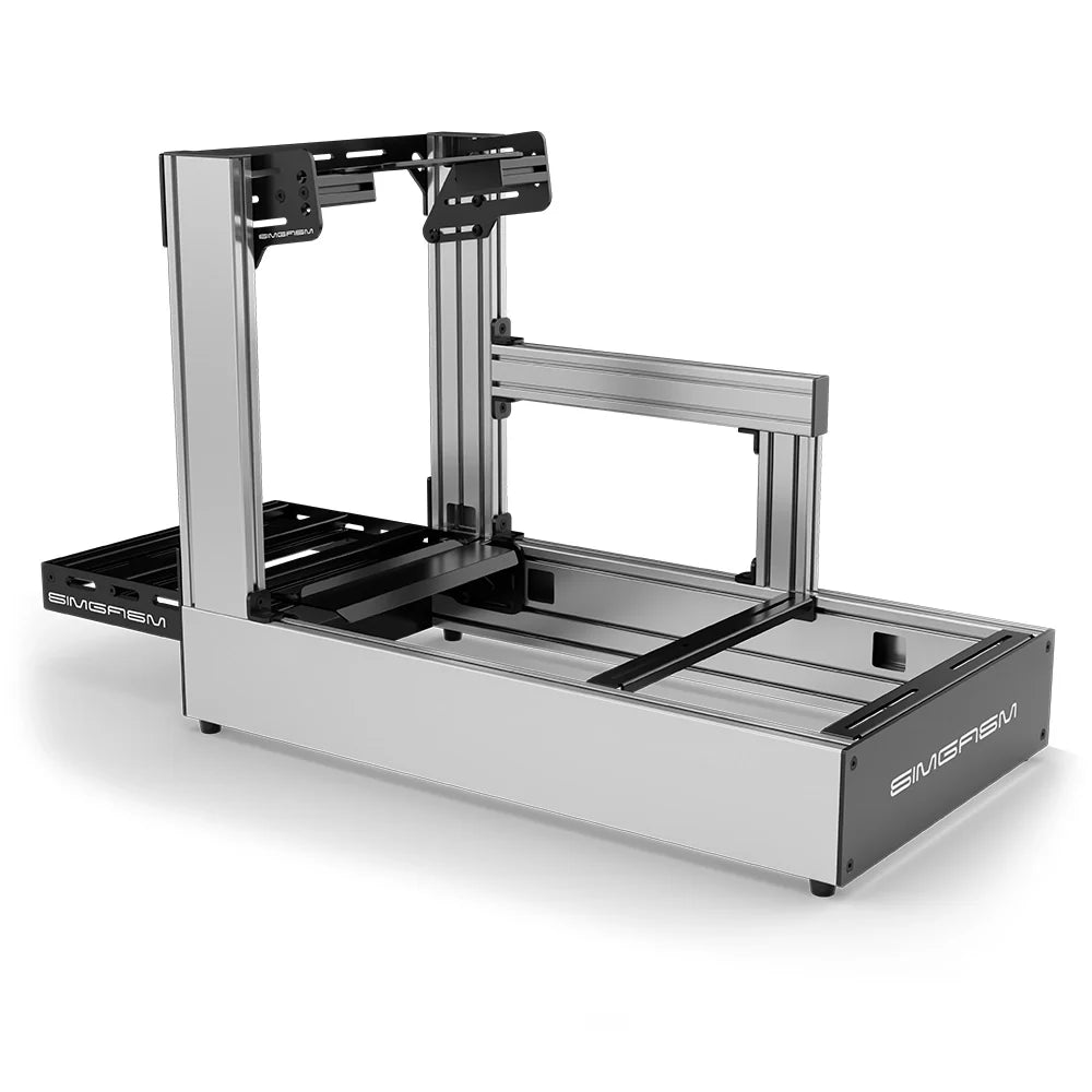 SIMGASM | Pro Aluminum Sim Racing Cockpit - Silver