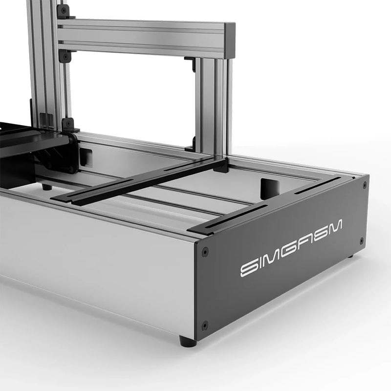 SIMGASM | Pro Aluminum Sim Racing Cockpit - Silver