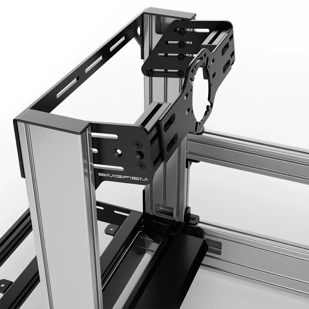 SIMGASM | Pro Aluminum Sim Racing Cockpit - Silver