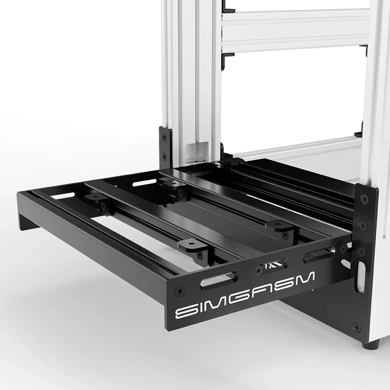 SIMGASM | Pro Aluminum Sim Racing Cockpit - White