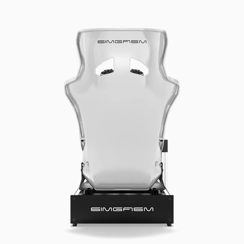 SIMGASM | Pro Aluminum Sim Racing Cockpit - White