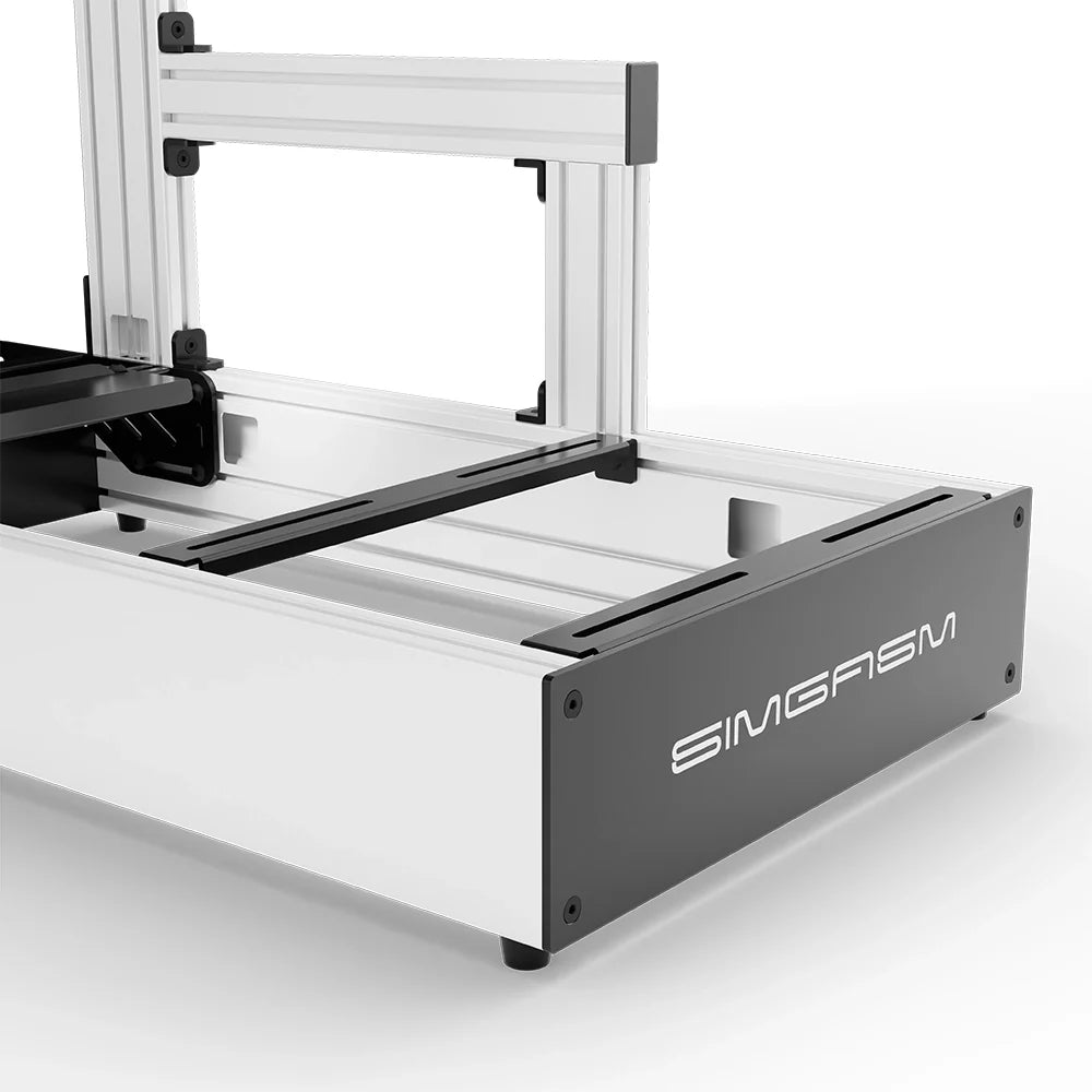 SIMGASM | Pro Aluminum Sim Racing Cockpit - White