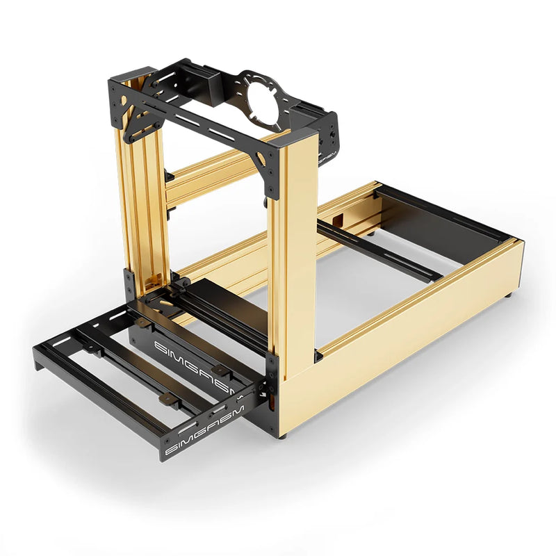 SIMGASM | Pro Aluminum Sim Racing Cockpit - Yellow
