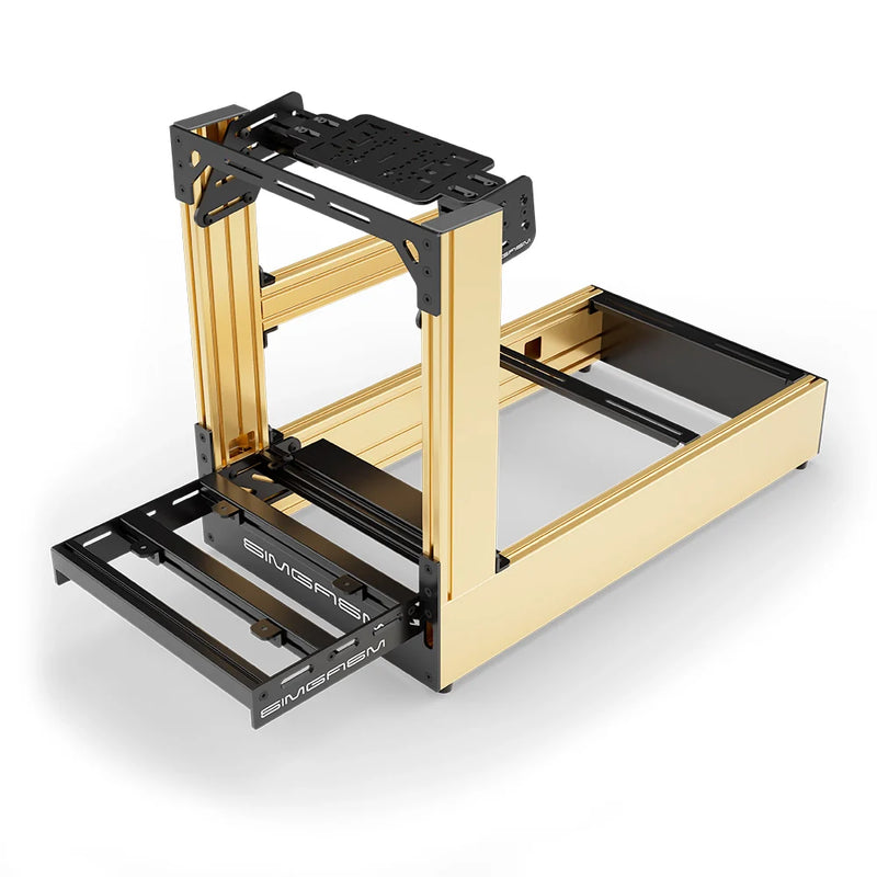SIMGASM | Pro Aluminum Sim Racing Cockpit - Yellow