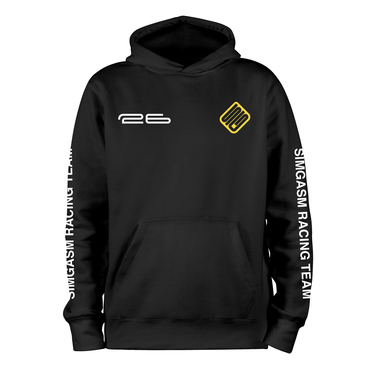 SIMGASM Racing Team 26 Hoodie - front view