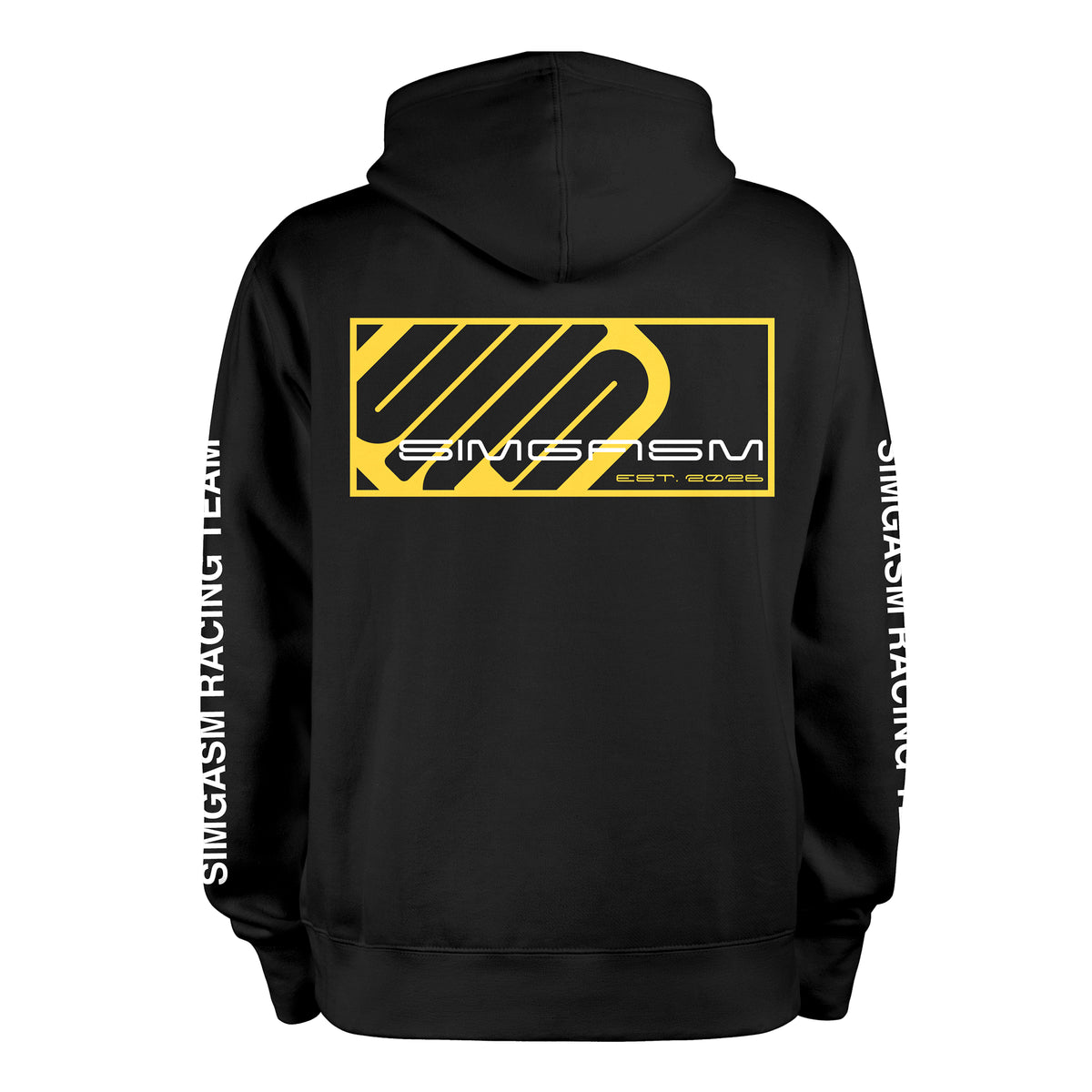 SIMGASM Racing Team 26 Hoodie - back view