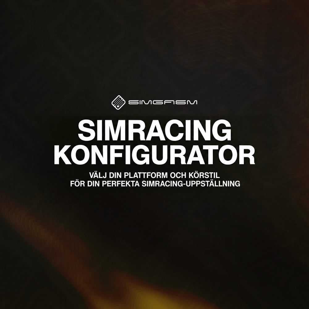 SIMGASM-konfigurator f�r din simracing-uppst�llning
