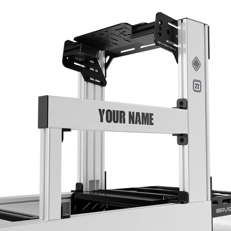 SIMGASM | Sport Aluminum Sim Racing Cockpit - MARINI - Bottom Mount / Add Text & Number - Cockpits