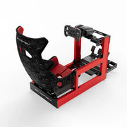 SIMGASM | Sport Aluminum Sim Racing Cockpit - Red