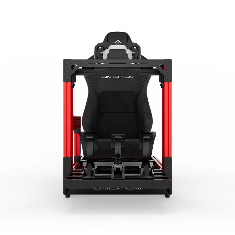 SIMGASM | Sport Aluminum Sim Racing Cockpit - Red