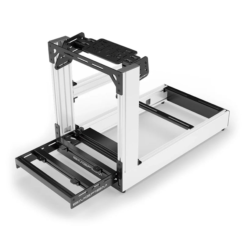 SIMGASM | Sport Aluminum Sim Racing Cockpit - White