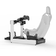 SIMGASM | Sport Aluminum Sim Racing Cockpit - White