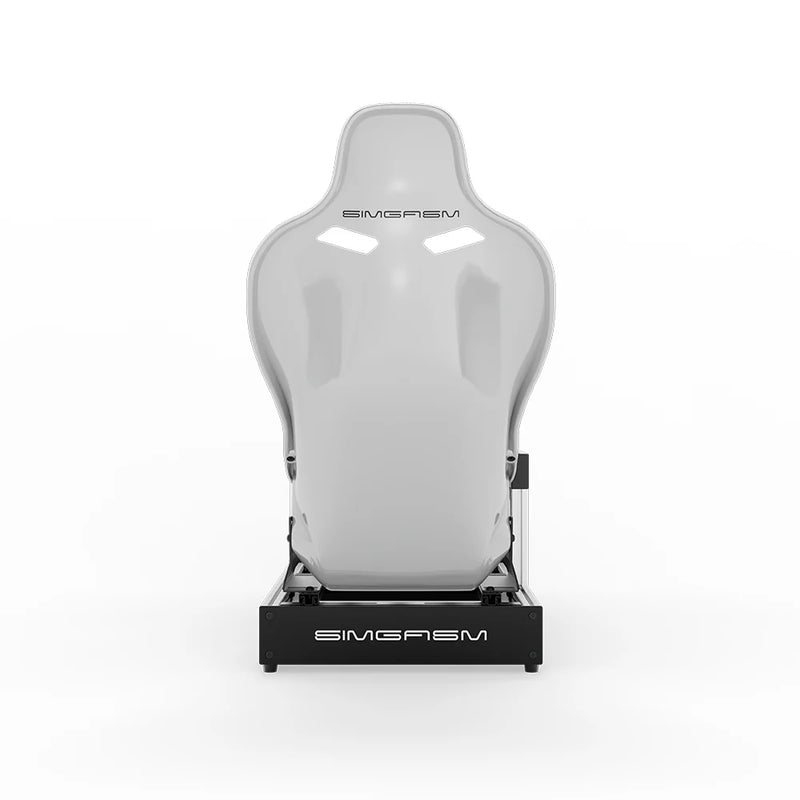 SIMGASM | Sport Aluminum Sim Racing Cockpit - White